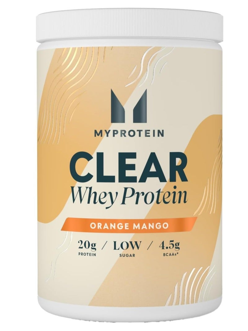 ماي بروتين بروتين مصل اللبن الصافي المعزول  نكهة البرتقال والمانجو 522 جرام 20 حصة - Image 1